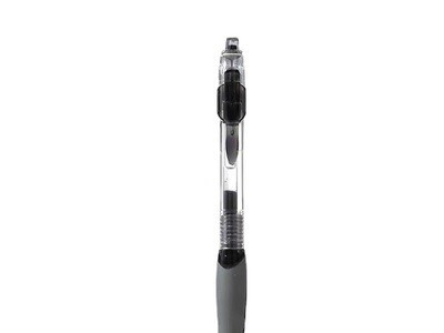 gp1008按压中性笔0.5mm黑色子弹头办公签字笔墨蓝红色碳素笔批发图5
