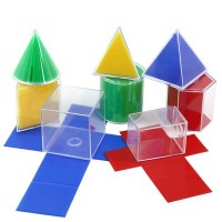 立体几何形体正方体圆柱可分解模型表面积可展开小学数学教具儿童