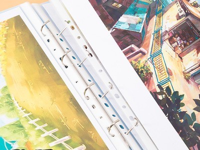 A3画册夹作品集收纳夹8K儿童美术绘画收藏夹a3活页文件夹8K资料册图4