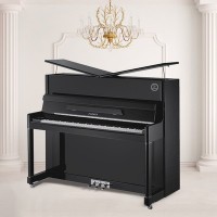 全新钢琴piano全国钢琴黑色立式钢琴125 特色掀盖鋼琴真钢琴厂家